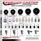 Service Caster 3.5'' Phenolic Wheel Swivel Bolt Hole Caster Set with 2 Posi Lock Brakes, 4PK SCC-BH20S3514-PHS-PLB-2-S-2 - alternate 2
